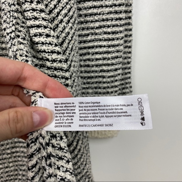 Eileen Fisher | NWOT Drape Front Cardigan Medium - Picture 8 of 8